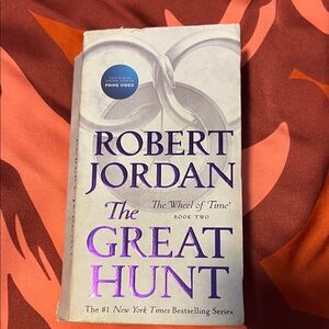 The Great Hunt Paperback Book - White and Purple